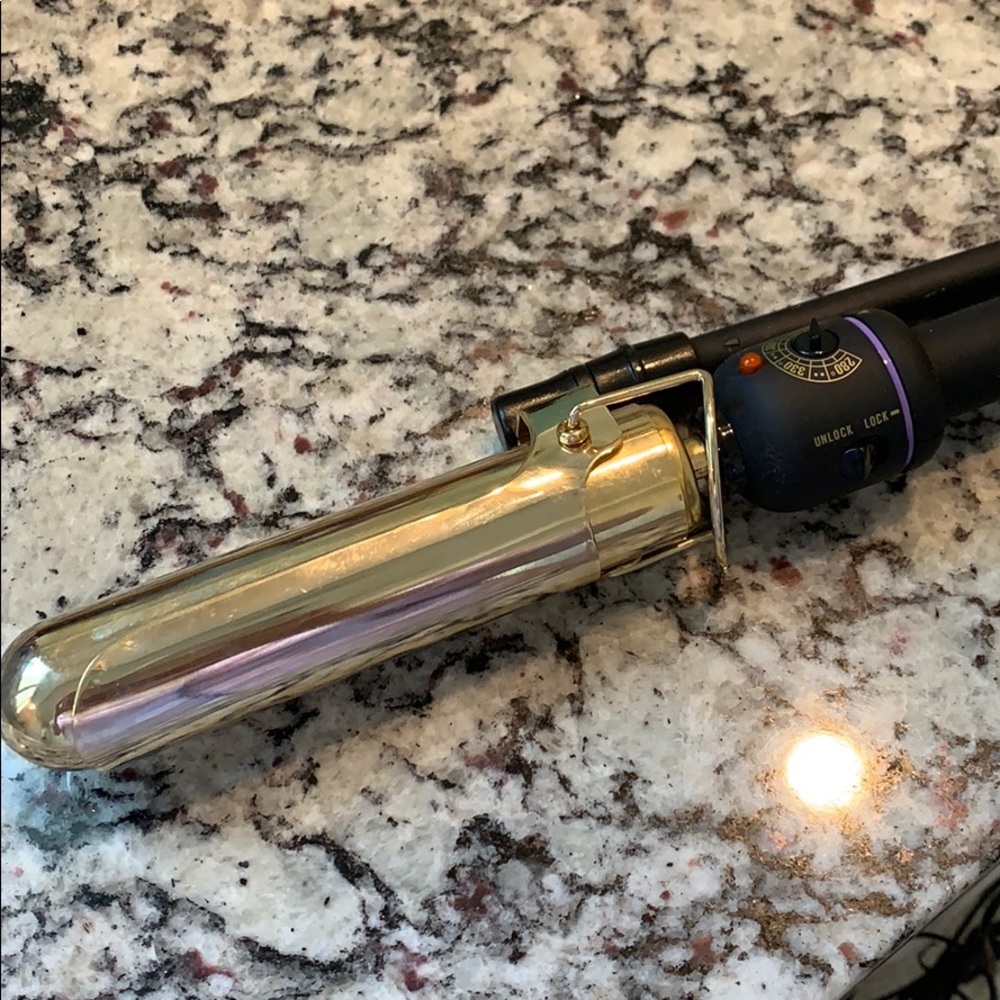 Hot tools curling iron 1 1/4
